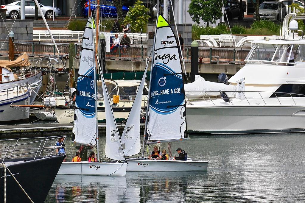 Auckland On The Water Boat Show - Day 4 - October 2, 2016 - Viaduct Events Centre - Sailing....Have a Go © Richard Gladwell www.photosport.co.nz